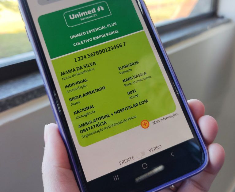 ASSOCIADOS DA CERILUZ QUE POSSUEM PLANO DE SAÚDE DA UNIMED NOROESTE/RS PASSARÃO A UTILIZAR CARTÃO VIRTUAL